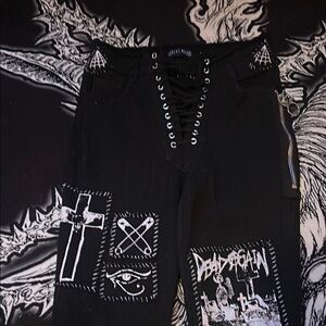 Killstar Black Gothic Pants